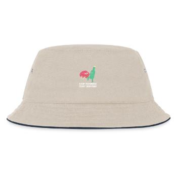 Lebensmittel Ernährung Nahrungsmittel - Kinder Bucket Hat - Natur/Navy - Vorne