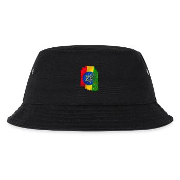Drapeau de l’Éthiopie vertical, J’aime l’Éthiopie - Bob Enfant - noir - Devant