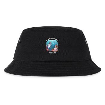 Meeresmagie mit Einhorn - Kinder Bucket Hat - Schwarz - Vorne