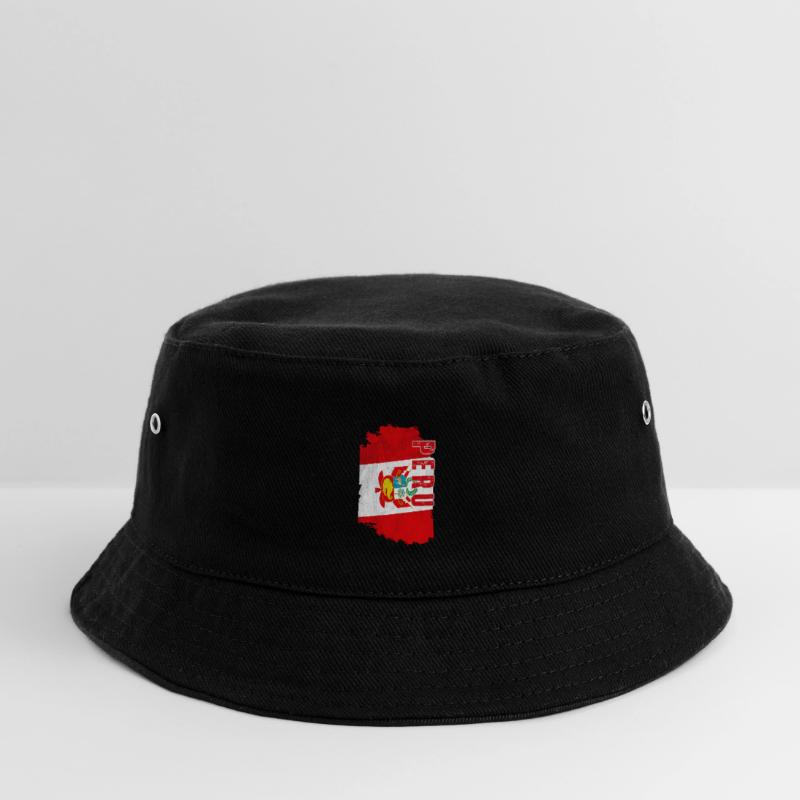 Vertical Peruvian flag, Peruvian pride Kids’ Bucket Hat