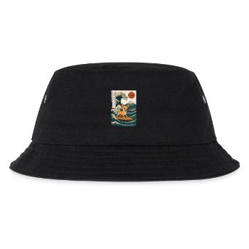Chihuahua Surf Japonais Wave Art - Bob Enfant - noir - Devant