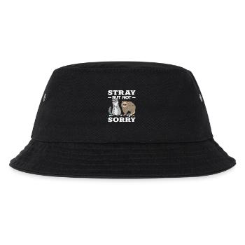 Unterstützen Sie Lokale Straßenkatzen - Kinder Bucket Hat - Schwarz - Vorne