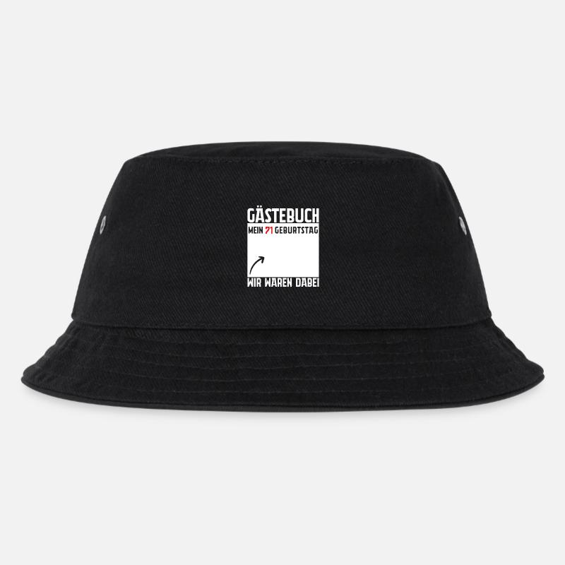 Gästebuch Mein 71. Geburtstag 71 Jahre Geschenk - Kinder Bucket Hat - Schwarz