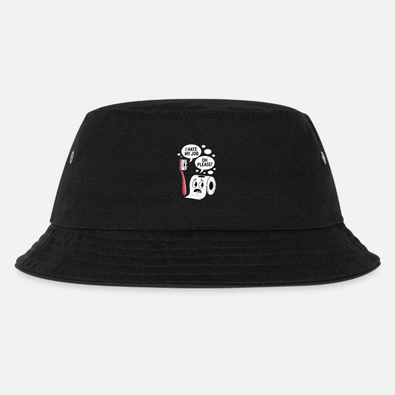 Witziger Comic Spruch Sarkastisch Witzig - Kinder Bucket Hat - Schwarz