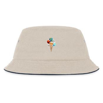 Planète Glace Crème Cosmique One Ball - Bob Enfant - blanc cassé/bleu marine - Devant