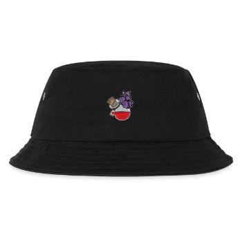 Schmetterling Zaubertrank - Kinder Bucket Hat - Schwarz - Vorne