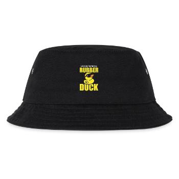 Life's Better WIth A Rubber Duck - Quietscheenten - Kinder Bucket Hat - Schwarz - Vorne