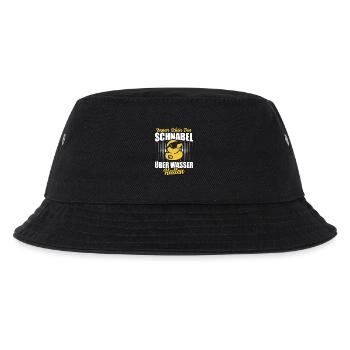 Enten Gelbe Ente Quietscheente Gummiente - Kinder Bucket Hat - Schwarz - Vorne