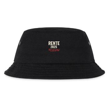 Rente 2025 – Ich habe fertig - Kinder Bucket Hat - Schwarz - Vorne