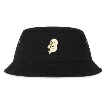 Fläschchen-Robbenbaby - Kinder Bucket Hat - Schwarz - Vorne