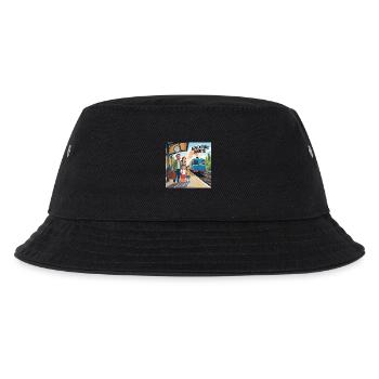 HOLIDAY WITH FAMILY, ADVENTURE AWAITS - Kids’ Bucket Hat - black - Front