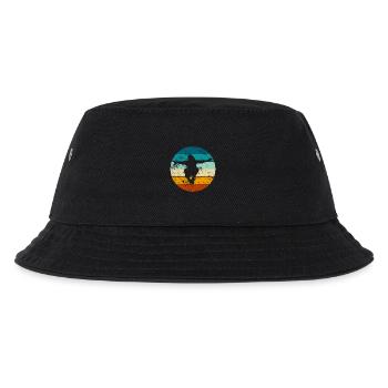 Parkour Sprung - Dynamisches Urban Design - Kinder Bucket Hat - Schwarz - Vorne