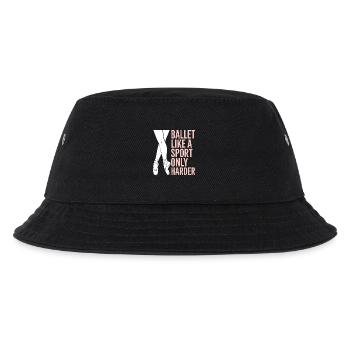 Ballett Spruch Ballerina Lustiges Ballett Geschenk - Kinder Bucket Hat - Schwarz - Vorne