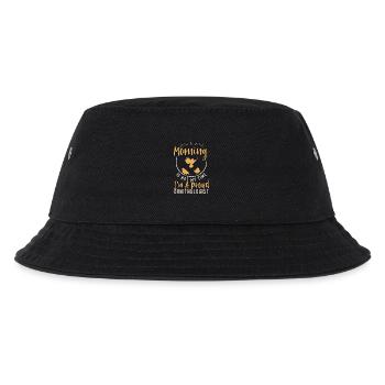 Ornithologist Morning Is Not My Time Bird Watching - Kids’ Bucket Hat - black - Front