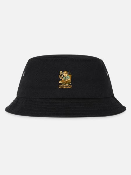 Schuhverkäufer Comicmotiv mit Al auf Sofa - Kinder Bucket Hat - Schwarz
