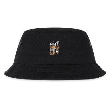 Ballet Dancer Before Classical Music Coffee Lover - Kinder Bucket Hat - Schwarz - Vorne