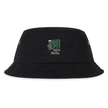 Mathe Ist Metal Skelett Tafel Rock - Kinder Bucket Hat - Schwarz - Vorne