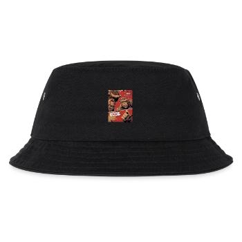 Angry monkeys with comic saying You're annoying - Kids’ Bucket Hat - black - Front