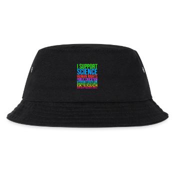 I Support Science - Kids’ Bucket Hat - black - Front