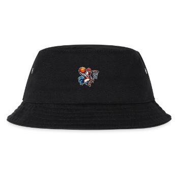 Basketball Chicken - Kinder Bucket Hat - Schwarz - Vorne