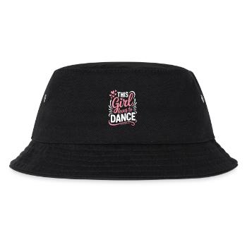 Dancing Saying Girl Dance Funny Dancing Gift - Kids’ Bucket Hat - black - Front