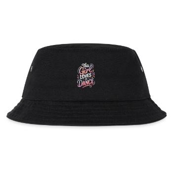 Dancing Saying Girl Dance Funny Dancing Gift - Kids’ Bucket Hat - black - Front