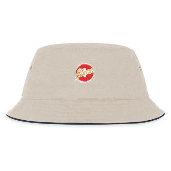 Meine Heimat Glarus Geschenk - Kinder Bucket Hat - Natur/Navy - Vorne