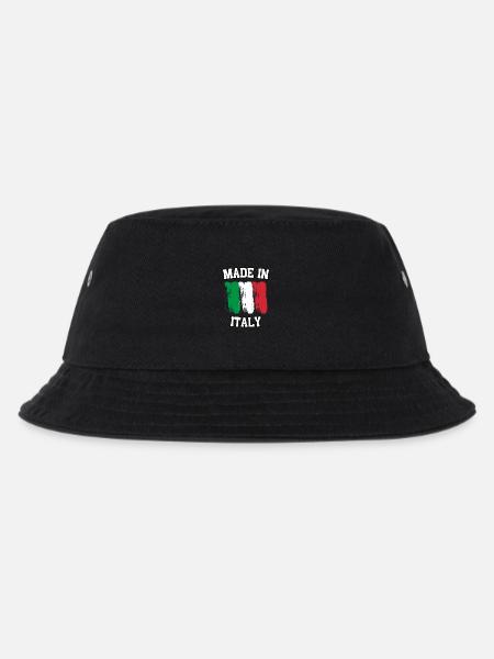 Made in Italy - Kinder Bucket Hat - Schwarz