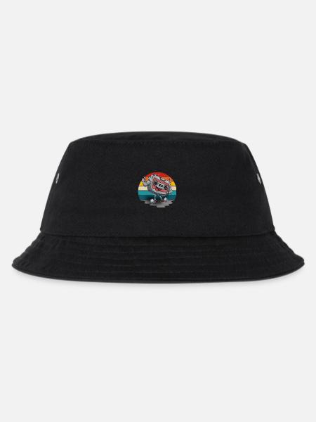 Kassette - Kinder Bucket Hat - Schwarz