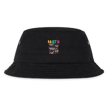 Mathe - Kinder Bucket Hat - Schwarz - Vorne