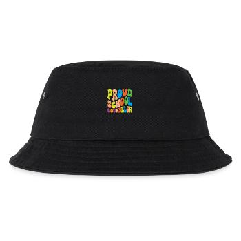 Proud School Counselor Inspiration - Kids’ Bucket Hat - black - Front