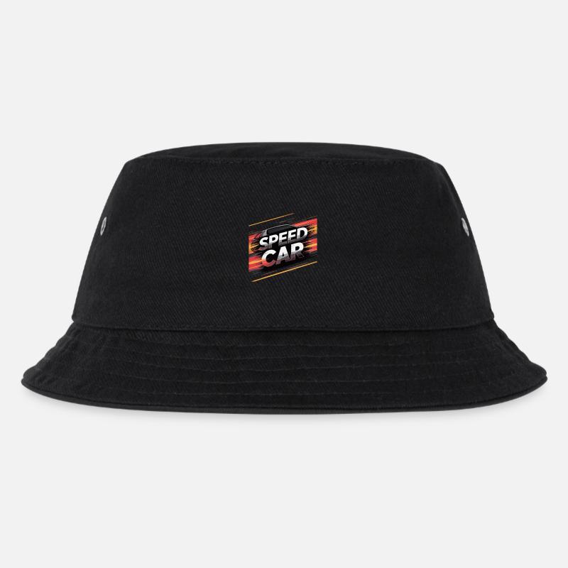 PERFORMANCE-AUTO - Kinder Bucket Hat - Schwarz