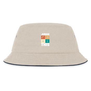 Kunstspringen Turmspringer Sprungbrett - Kinder Bucket Hat - Natur/Navy - Vorne