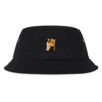 French Bulldog Pomeranian Exotic Shorthair - Kids’ Bucket Hat - black - Front