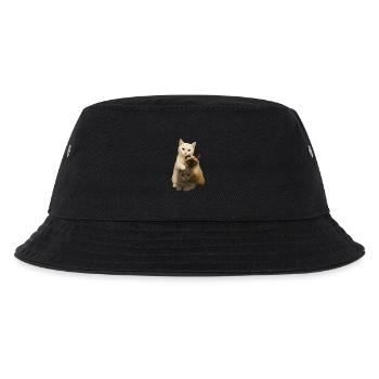 British Shorthair Siamese Fold - Kids’ Bucket Hat - black - Front