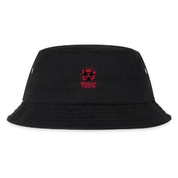 Biohazard Symbol Toxic Grunge Style - Kids’ Bucket Hat - black - Front