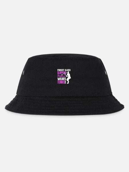 Tennis Spielerin Prinzessin Schuhe - Kinder Bucket Hat - Schwarz