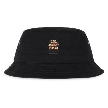 Punk Dad Alternative Vaterschaft Rebellischer - Kinder Bucket Hat - Schwarz - Vorne