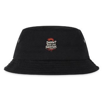 Punk Dad Alternative Vaterschaft Rebellischer - Kinder Bucket Hat - Schwarz - Vorne