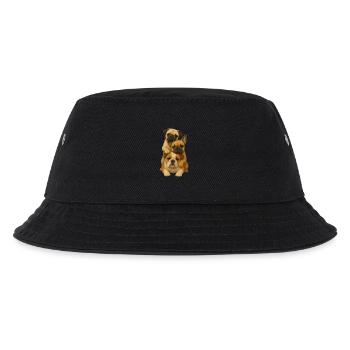Dog Dogs Cute Dogs - Kids’ Bucket Hat - black - Front