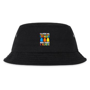 Architektin Erste Klasse Einschulung Schulkind - Kinder Bucket Hat - Schwarz - Vorne
