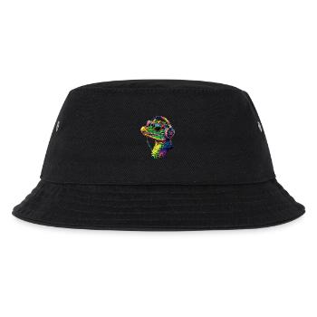 Krokodil Alligator Reptilien Kroko Liebe Krokodile - Kinder Bucket Hat - Schwarz - Vorne
