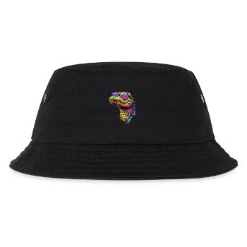 Krokodil Alligator Reptilien Kroko Liebe Krokodile - Kinder Bucket Hat - Schwarz - Vorne
