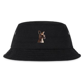 Kangaroo Australia Outback Wild Cute Kangaroos - Kids’ Bucket Hat - black - Front