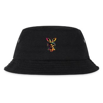 Kangaroo Australia Outback Wild Cute Kangaroos - Kids’ Bucket Hat - black - Front