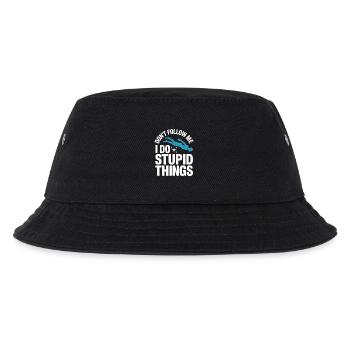 Diving diving board - Kids’ Bucket Hat - black - Front