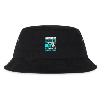 Diving diving board - Kids’ Bucket Hat - black - Front