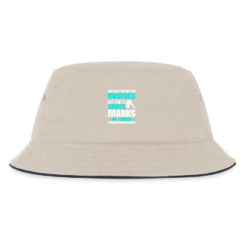 Kunstspringen Turmspringer Sprungbrett - Kinder Bucket Hat - Natur/Navy - Vorne