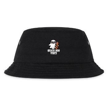BEACH BOO VIBES - GHOST HALLOWEEN - Kinder Bucket Hat - Schwarz - Vorne