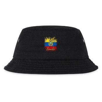 Ecuadorianischer Stolz, Flagge von Ecuador - Kinder Bucket Hat - Schwarz - Vorne